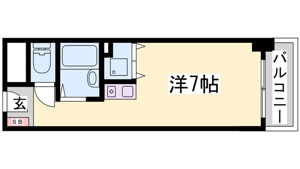 サムティ神戸浜崎通の物件間取画像